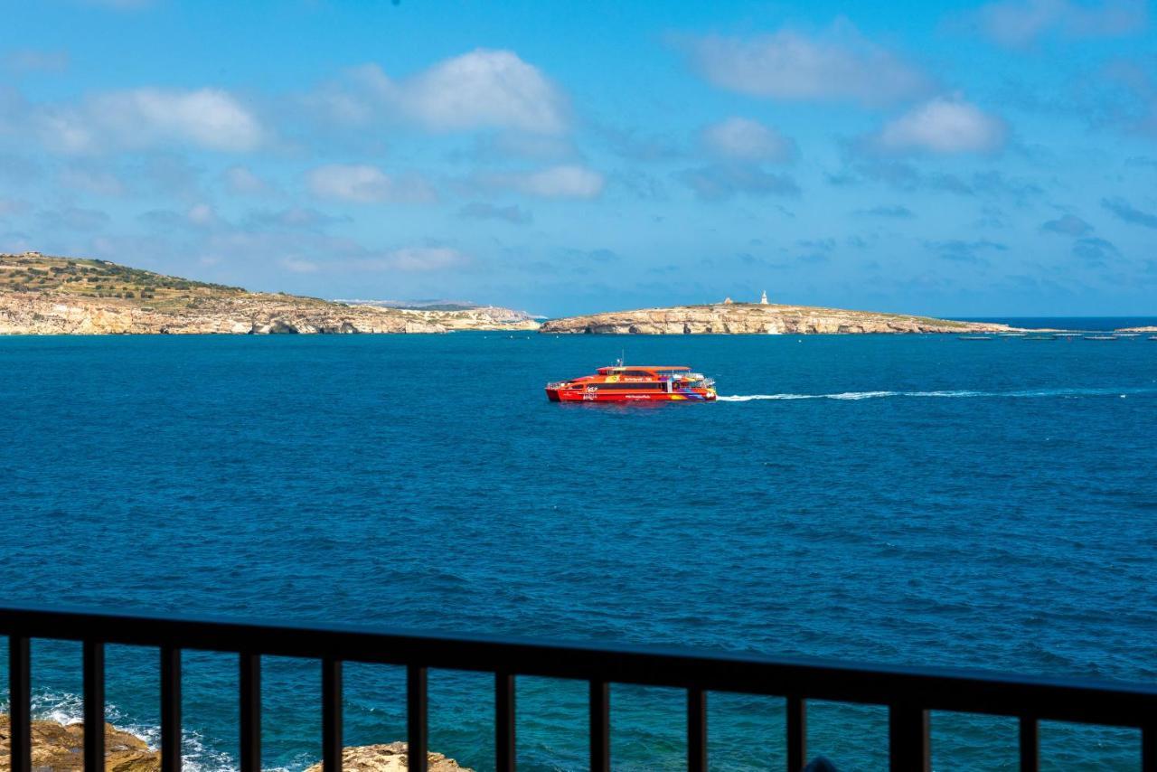 Islet Promenade Seafront 1 Bedroom Apartment With Sea View Balcony By Getawaysmalta Bahía de San Pablo Exterior foto