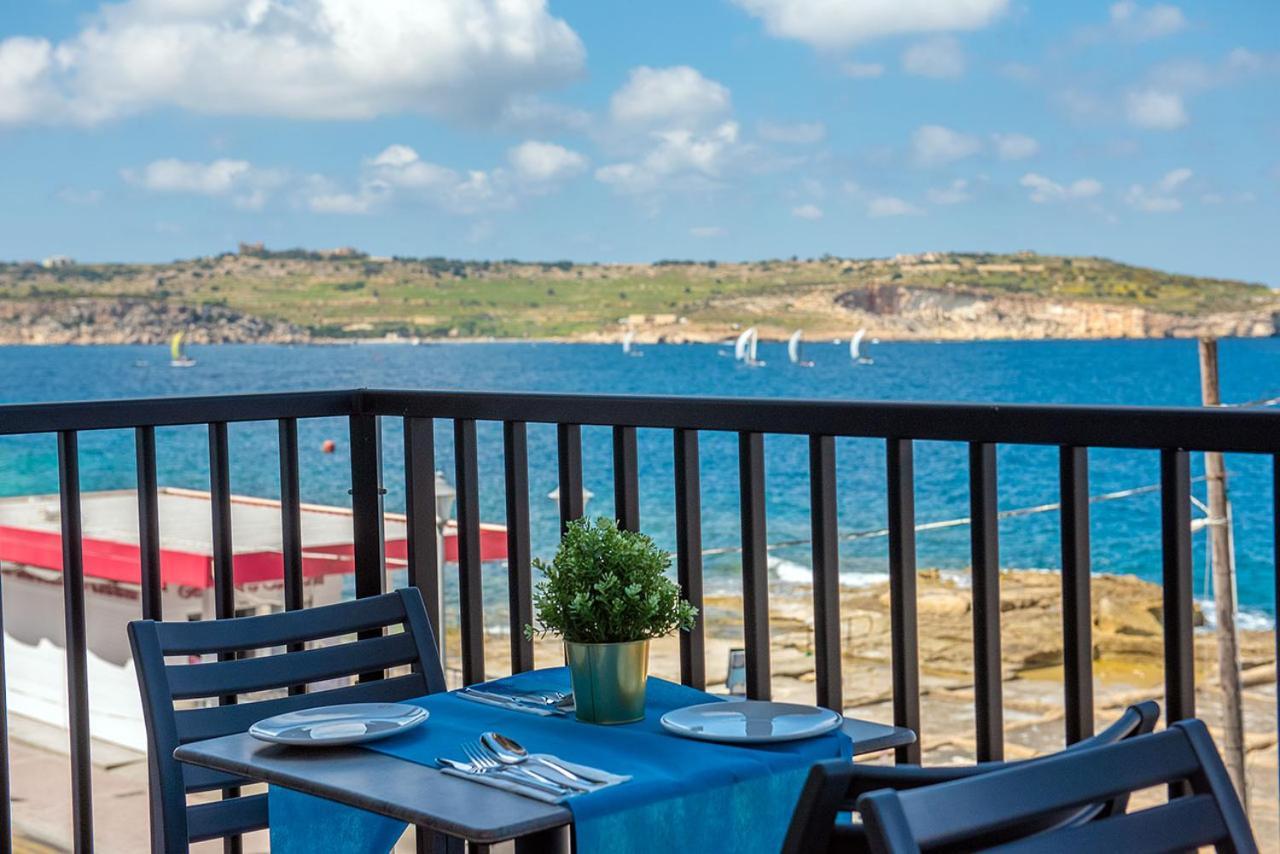 Islet Promenade Seafront 1 Bedroom Apartment With Sea View Balcony By Getawaysmalta Bahía de San Pablo Exterior foto